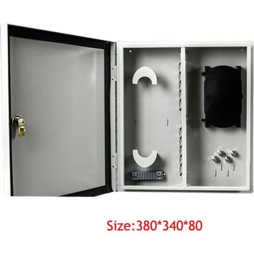 High quality 48 Cores Fiber Optic Distribution Box ftth outdoor wall mount fiber optic terminal Box waterproof distribution box