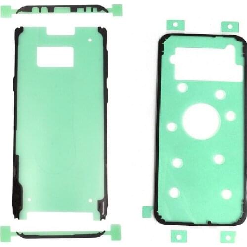 10sets/lot OEM Screen Front+Middle Housing Adhesive+Battery Cover Glue Sticker for Samsung Galaxy S8 Plus G955