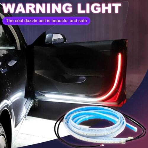 2019 Car Door Streamer Warning Light Anti-collision LED Door Side Light Strobe Door Warning Light CSL88