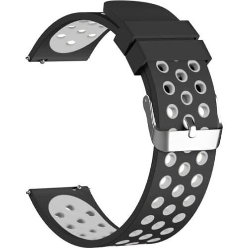 22mm Silicone Watch Band for Huawei Watch Gt2 (46mm) Smart Watch for Samsung Galaxy Watch Active2 (44mm)