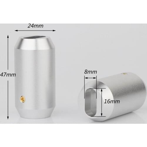 4XPreffair AL1608 Speaker Wire Pants Bi-Wire Assembly Pack Y Boot speaker cable splitter 1 to 4 Bi-wire Cable Pants