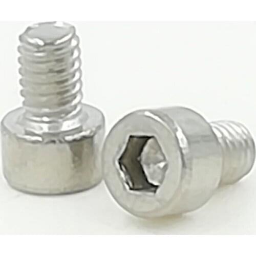 50Pc Allen Hex Socket Head Screw Bolt M4 Stainless Steel Screws Furniture Fastener M4*6mm