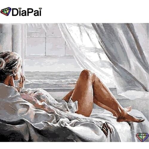 DIAPAI 5D DIY Diamond Painting 100% Full Square/Round Drill "Beauty oil painting"Diamond Embroidery Cross Stitch 3D Decor A23157