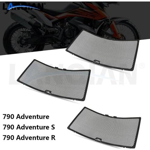 For 790 Adventure S R Motorcycle Aluminum Radiator Grille Guard Cover 790 ADVENTURE 790 ADV S 790 ADV R 2019 UP Accessories