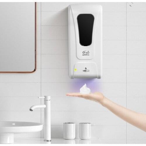 Automatic induction wall-mounted non-punching hotel toilet intelligent soap dispenser J03