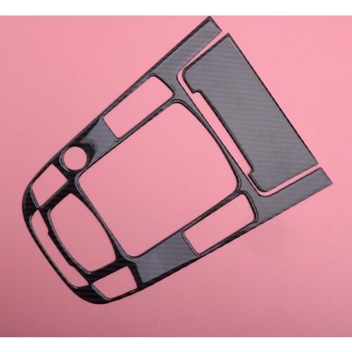 CITALL 2pcs Real Carbon Fiber Console Gear Shift Panel Sticker Cover fit for Audi A4 A5 Q5 2009-2011 2012 2013 2014 2015 2016