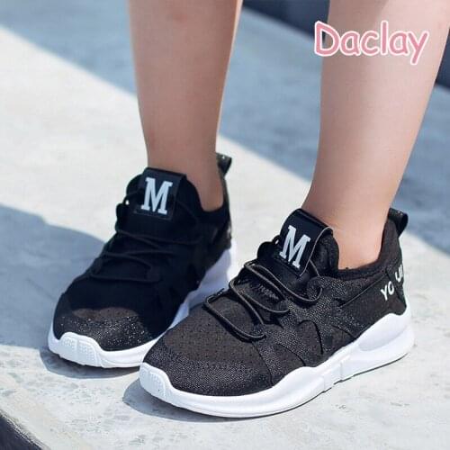 Kids Shoes Boys Girls Casual Mesh Sneakers Breathable Soft Soled Running Sports Shoes
