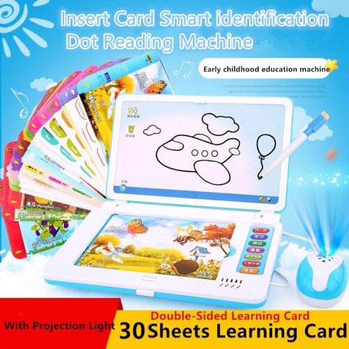 Kids tablet Learning toys English Conversation Beautiful projection light Childrens songs Pinyin alphabet educational toys for