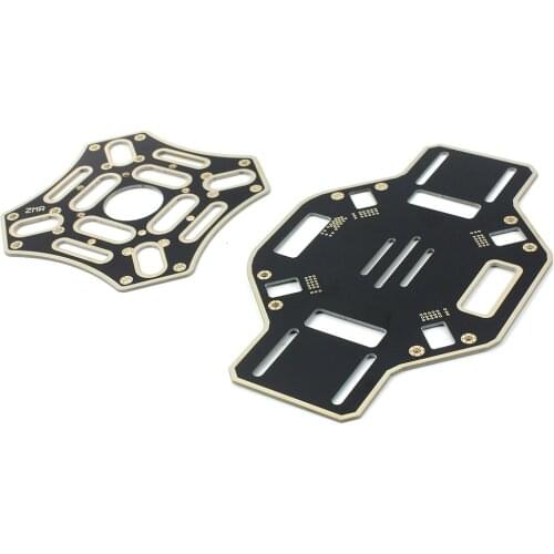 F450-V2 Upper and Lower Cover Plate Multicopter Nylon Fiber Airframe Kit 4-axle Frame Board for DIY RC Quadcopter Plane