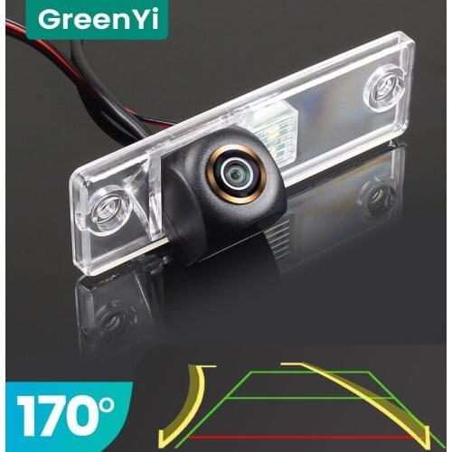 GreenYi Trajectory 170° AHD Car Rear View Camera for Toyota Fortuner SW4 Innova 2005-2016 Night Vision Reverse Reversing 4 pin