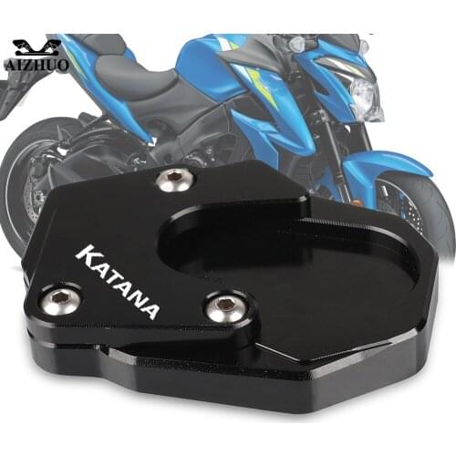 GSXS 1000F Motorcycle Kickstand Foot Side Stand Extension Pad Support Plate Enlarge FOR SUZUKI GSX-S 1000 Katana GSX-S1000F 2021