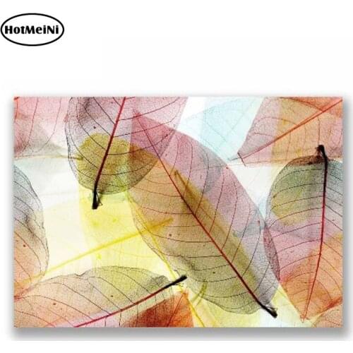 HotMeiNi 13cm x 11cm Pretty Leaf Picture Girls Wrap Tablet Craft Vinyl Sticker Car Scooter Laptop Skate Waterproof Car Sticker