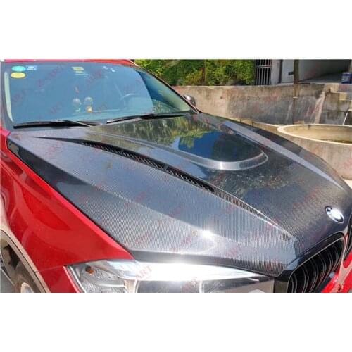 Z-ART carbon fiber engine bonnet for BMW F15 X5 F16 X6 carbon fiber engine cover for BMW X5 X6 201-2018 carbon engine hood