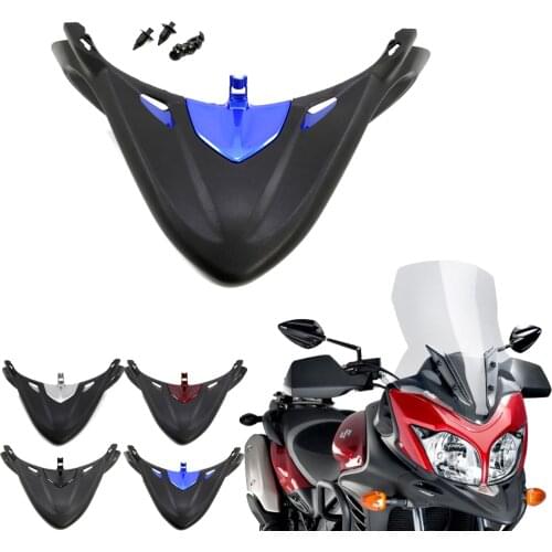 Motorcycle Beak Nose Cone Extension Front Fender Fairing Winglets For 2013-2017 Suzuki DL Vstrom 650 DL650 V-strom Vstrom650 V-s