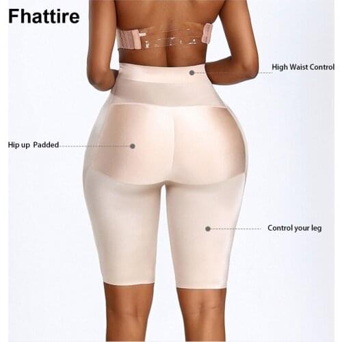 High Waist Shapewear Butt Lifter Waist Trainer Hip Pads Booty Enhancer Body Shaper Tummy Slimming Sheath Padded Panties Shorts