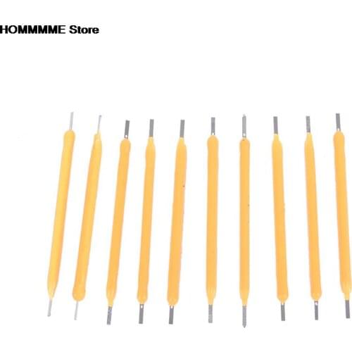 NEW 10Pcs Filament Bulb Candle Light Source COB Super Bright LED DIY Candle Light Lamp Manual Supply Warm White Lighting
