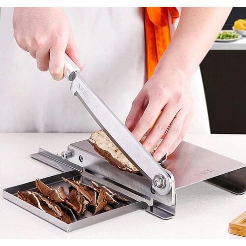 Medicine Cutter 9.5 inch Slicer Ginseng Antler Ganoderma Cutting Machine Cake Stainless Steel Commercial Household Cutter