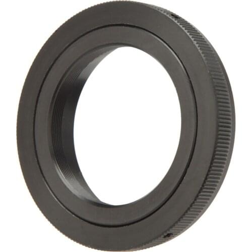 Andoer Telephoto Mirror Camera Lens Metal Adapter Ring Black for Canon EOS Cameras for T2/T Mount Lens