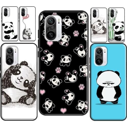 Cartoon Panda Cover For Xiaomi Mi Note 10 Lite 9T 10T Pro Mi 11 Ultra Phone Case For POCO X3 Pro F3 M3
