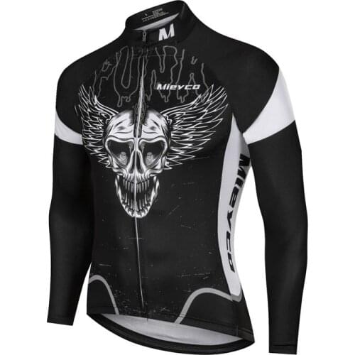 Mens Cycling Jersey Long Sleeve shirt Ropa Ciclismo hombre Bicycle Clothing Quick Dry Riding Clothes 100% Polyester Mieyco