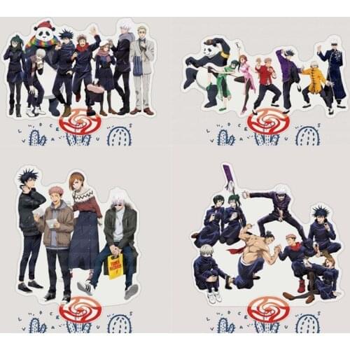 Anime Jujutsu Kaisen Acrylic Desk Stand Figures Models Figures Plate Holder Stand Model Decor For Gift Boy Girl Collect