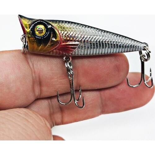POETRYYI 5cm 4.9g Swim Fish Fishing Lure Artificial Hard Crank Bait topwater Wobbler Japan Mini Fishing Crankbait lure