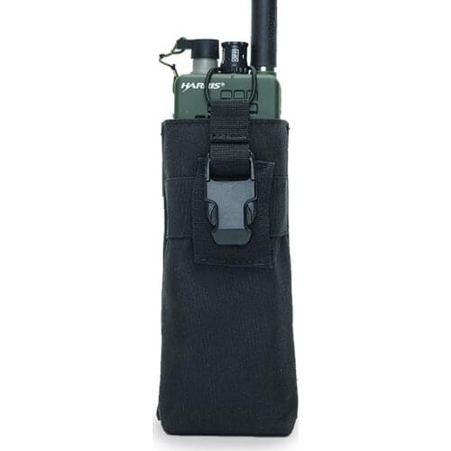 Tactical Universal Radio Holster Pouch Holder Nylon Military Radio Case for Baofeng UV-5R Midland Walkie Talkie