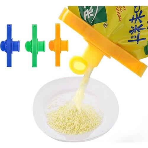 Seasoning Sealing Clip Condiment Snack Bag Seal Clamp Coffee Package Storage Clip With Lid Kitchen Accessories Food Fresh Tools