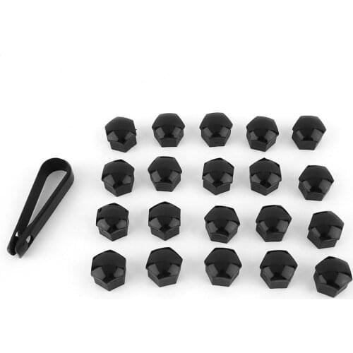20PCS 17mm Car Wheel Nut Protection Covers Caps Anti-Rust Auto Hub Screw Cover Car Tyre Nut Bolt Exterior Decoration