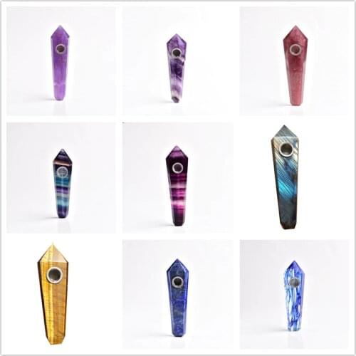 90g Hot selling Drop shipping wholesale Natural Quartz Clear crystal smoking pipe point