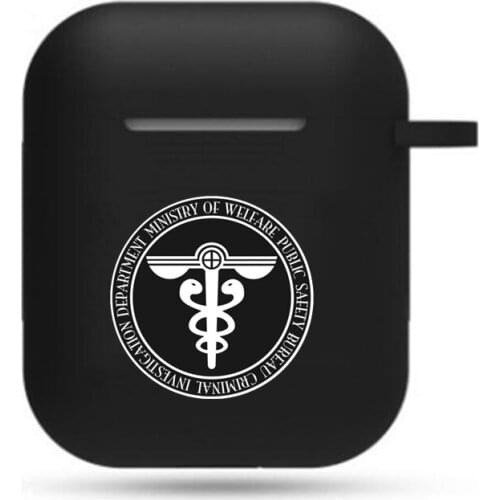 Anime Psycho-Pass Earphone Case Cosplay Unisex Airpods Bluetooth boys girls Headset Cover Earphone case Headphone Case Props