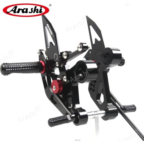 Arashi FJ09 2014-2018 CNC Adjustable Footrest Rearset For YAMAHA FJ 09 MT09 MT 09 2014 2015 2016 2017 2018 Rear Pegs Footpeg