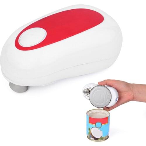 Electric Can Opener Automatic Restaurant Bottle Opener Battery Operated Handheld Jar Can Tin Opener Kitchen Tool