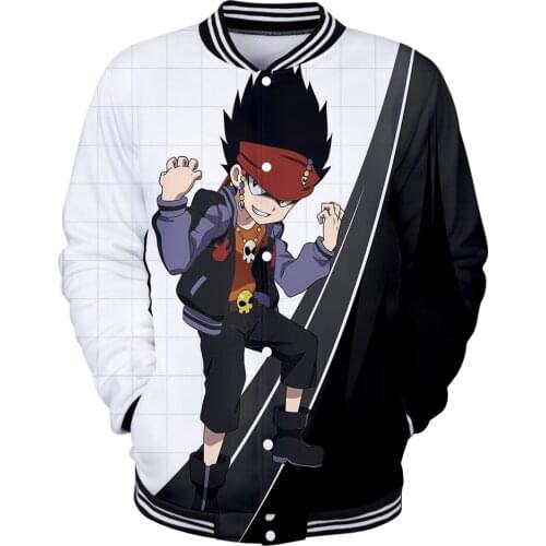 3D Beyblade Burst Evolution Baseball Jacket Men Women Autumn Fashion Kids streetwear Harajuku 3D Baseball Jacket boys girls Tops