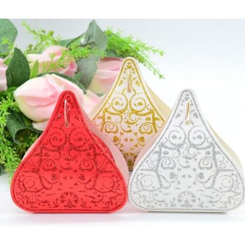 Wedding candy box bride groom paper wedding gifts gold and glitter personalize wedding candy paper box