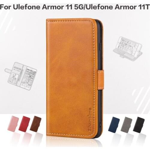 Flip Cover For Ulefone Armor 11 5G Business Case Leather Luxury With Magnet Wallet Case For Ulefone Armor 11 5G Phone Cover