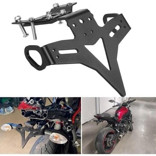Motorcycle License Plate Holder Fender Eliminator Registration Bracket For Yamaha MT-07 MT07 Moto Cage Tail Tidy 2015 2016 2017