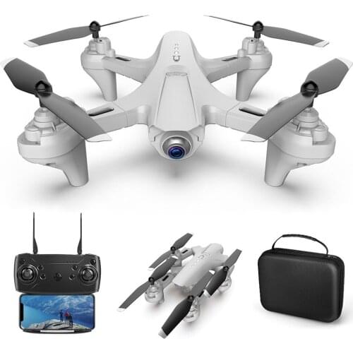 RC Drone with Camera Dual Camera Drone 4k RC Quadcopter WiFi FPV Drone Folding RC Drone Headless Mode Drone for Adults with Bag