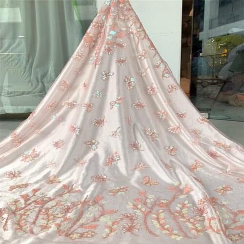 French lace classic African tulle lace unique Nigerian Ghana celebration fabric for high quality YF34