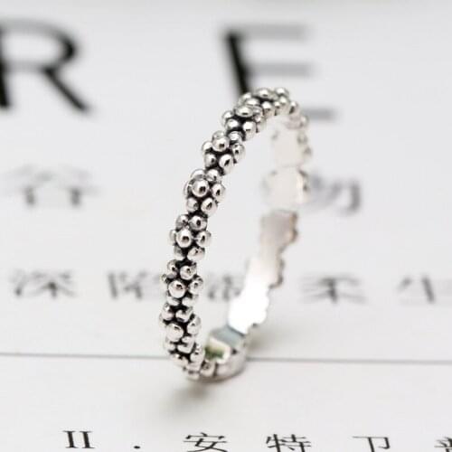 New Fashion Original 925 Silver Classic Daisy Flower Band Ring For Women Wedding Engagement Pan Rings DropShipping Wholesale