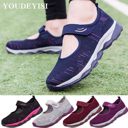 Fashion Women Flat Platform Shoe Woman Breathable Mesh Casual Sneakers Shoes Summer Women zapatos comodos para mujer