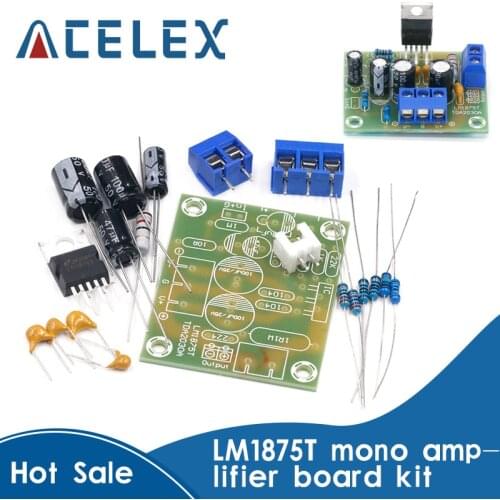 LM1875T mono boom level power 30W amplifier board speaker power amplifier PCB production DIY kit LM1875