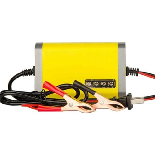 New 12V 2A Motorcycle Charger AGM Gel Dry Wet Storage Lead Acid Battery Charging Adapter Automatic Motorcycle Car Charger 12V