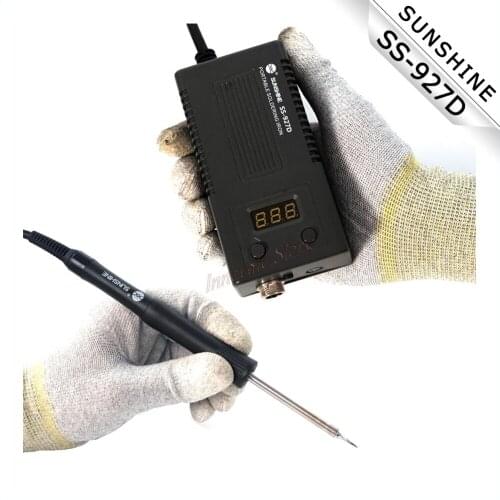 Soldering Station Mini Digital SUNSHINE SS-927D Portable Intelligent constant temperature soldering station Rapid heating in 8 s