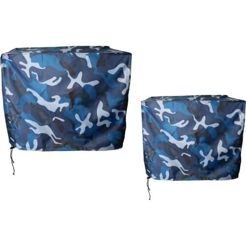 2pcs Outboard Motor Full Cover, Boat Engine Protection Guard Cover, 2-5 HP/30-90 HP, Waterproof, Dust-proof, UV Resistance