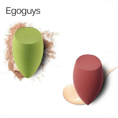 Professional Olivary Makeup Cosmetic Puff Smooth Soft Sponge Powder Puff Foundation Concealer Cream Mixer Beauty Face Care Tools