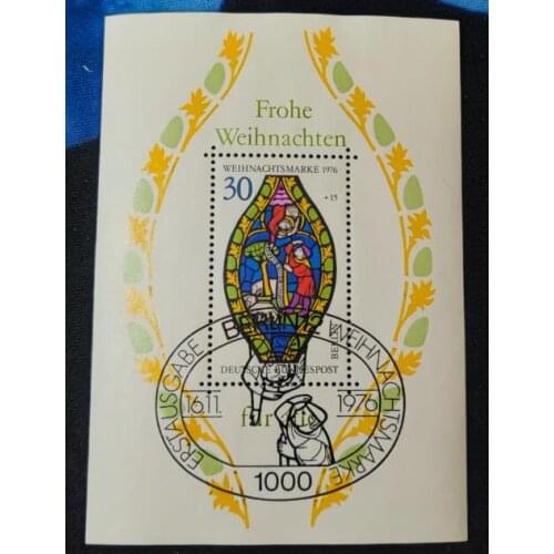 Christmas 1976， souvenir Sheet Post Stamps Postage Collection