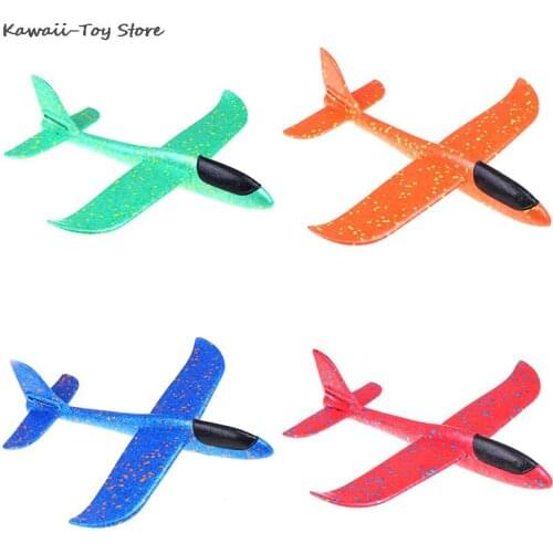 37CM EPP Foam Hand Throw Airplane Outdoor Launch Glider Plane Kids Gift Toy Interesting Toys