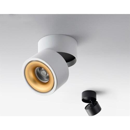 Foldable and 360 degree rotatable Down Light 15W 12W 10W Modern LED ceiling Lights AC 85-265V Modern Lamp For Home Lighting