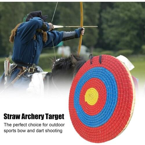 Straw Archery Target Bow And Arrow Shooting Target Diameter 60cm Compound Bow Shooting Target For Children Bow Shooting Practice